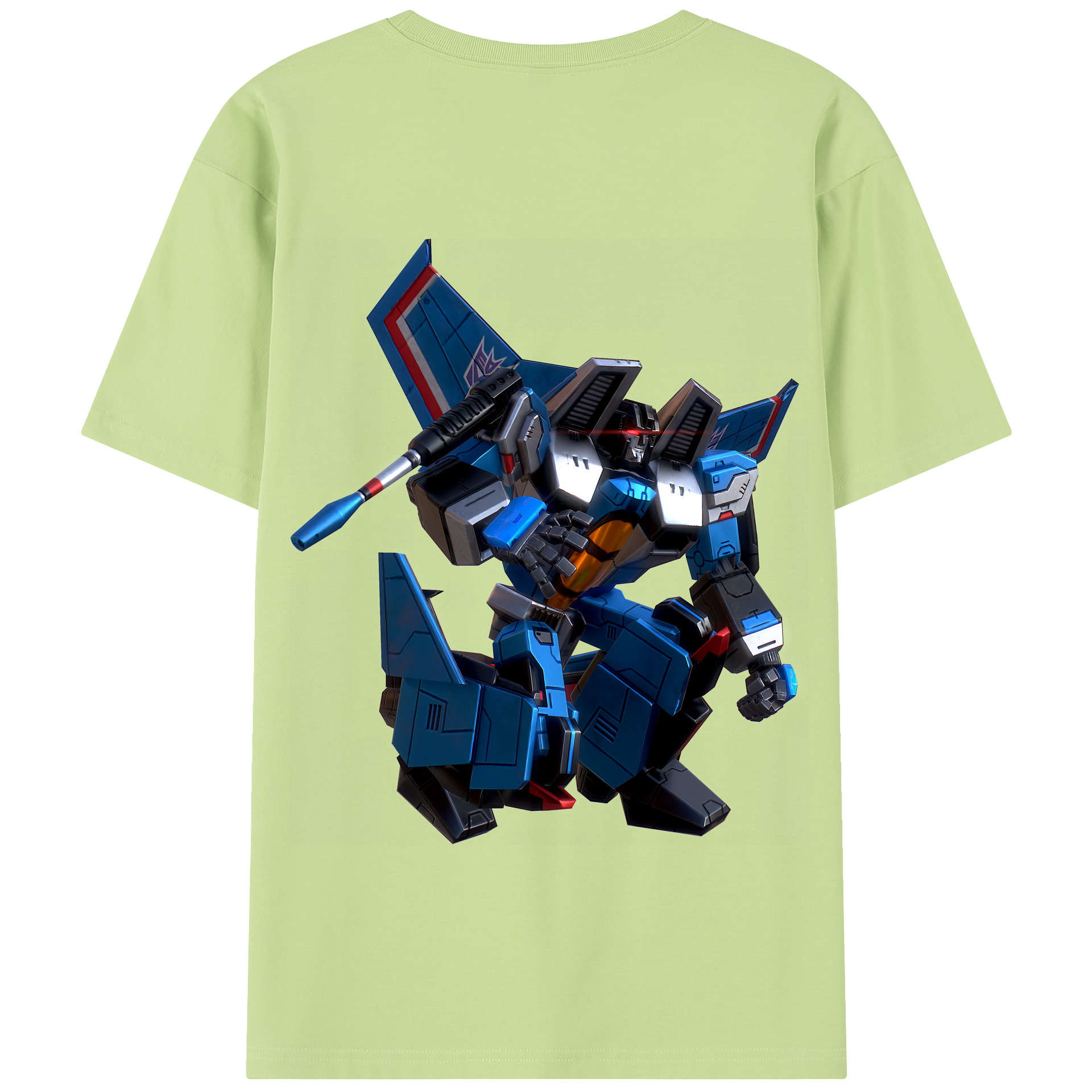 （画像用） Transformers トランスフォーマー 綿100％半袖Tシャツ（背面プリント）